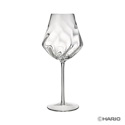 HARIO Crystal Wine Glass Red